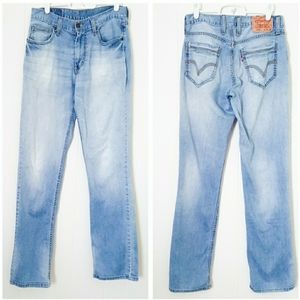 Levi's light wash broken in 531 jeans size 30W/34L